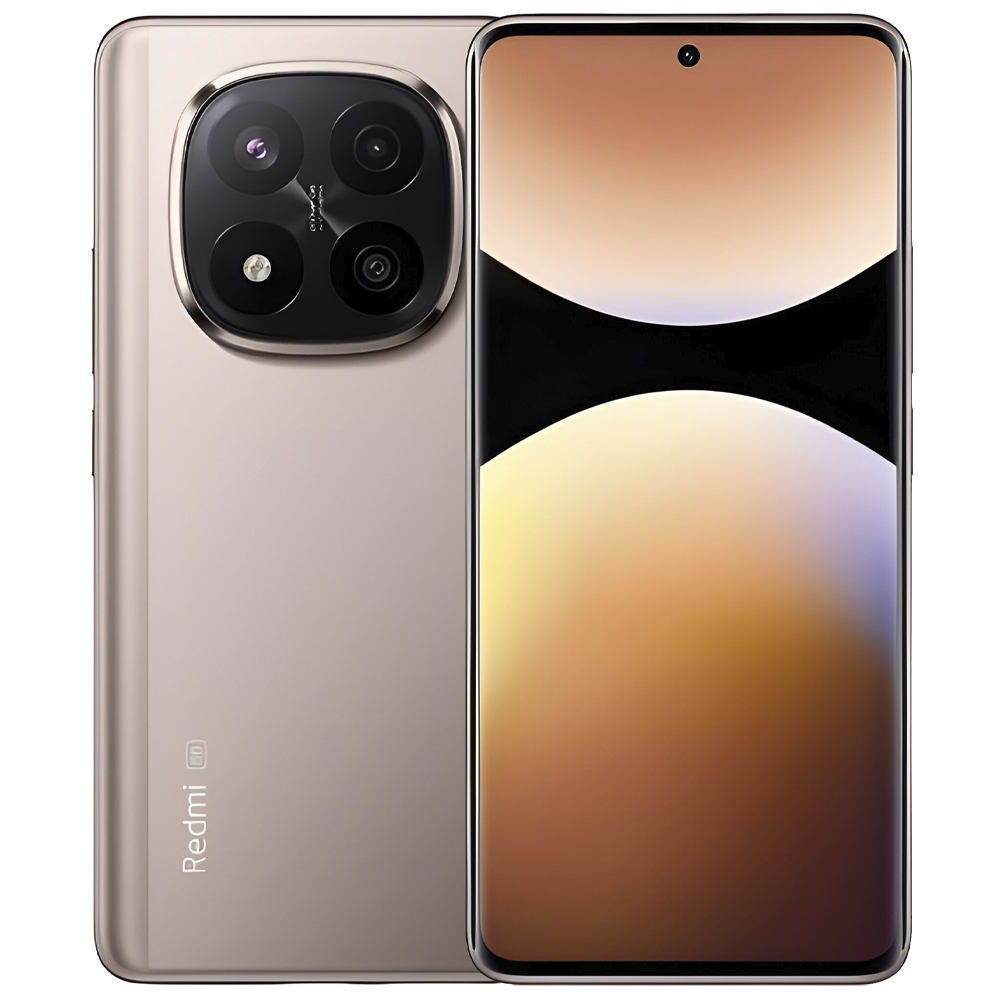 Celular Xiaomi Redmi Note 14 Pro+ 5G 12GB de RAM / 512GB / Tela 6.67" / Dual Sim - Sand Dourado (Global)
