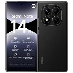Celular Xiaomi Redmi Note 14 Pro 12GB de RAM / 512GB / Tela 6.67" / Dual Sim LTE - Midnight Preto (Global)