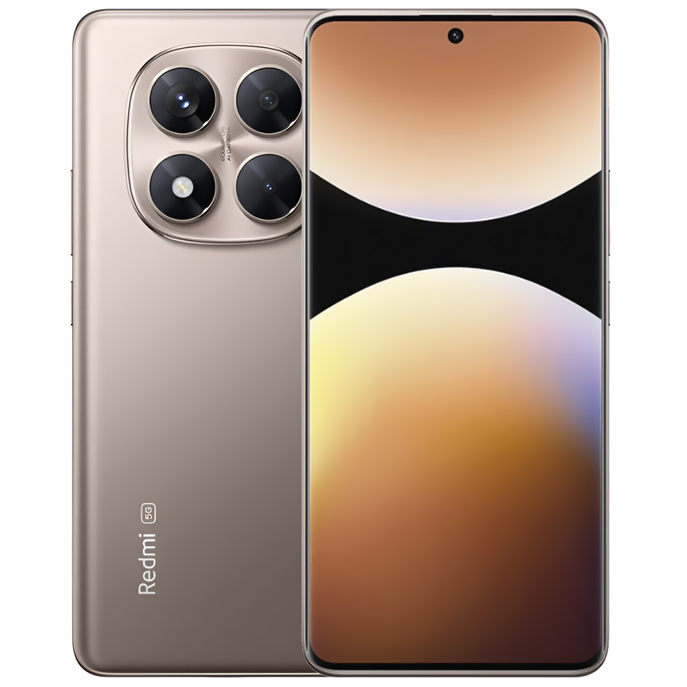 Celular Xiaomi Redmi Note 14 Pro 5G 12GB de RAM / 512GB / Tela 6.67" / Dual Sim 5G - Sand Dourado (Global)