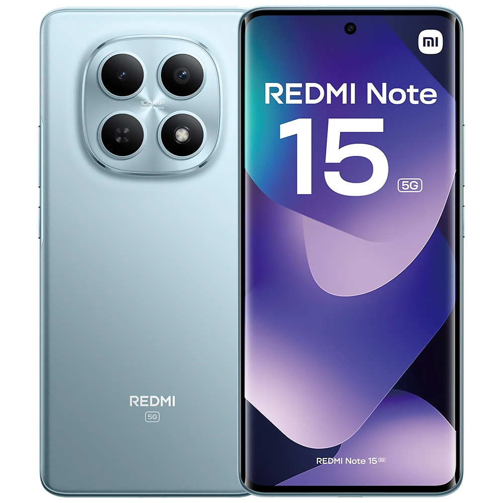 Celular Xiaomi Redmi Note 15 5G 8GB de RAM / 256GB / Tela 6.77" / Dual Sim 5G - Azul Glaciar (Glabal)
