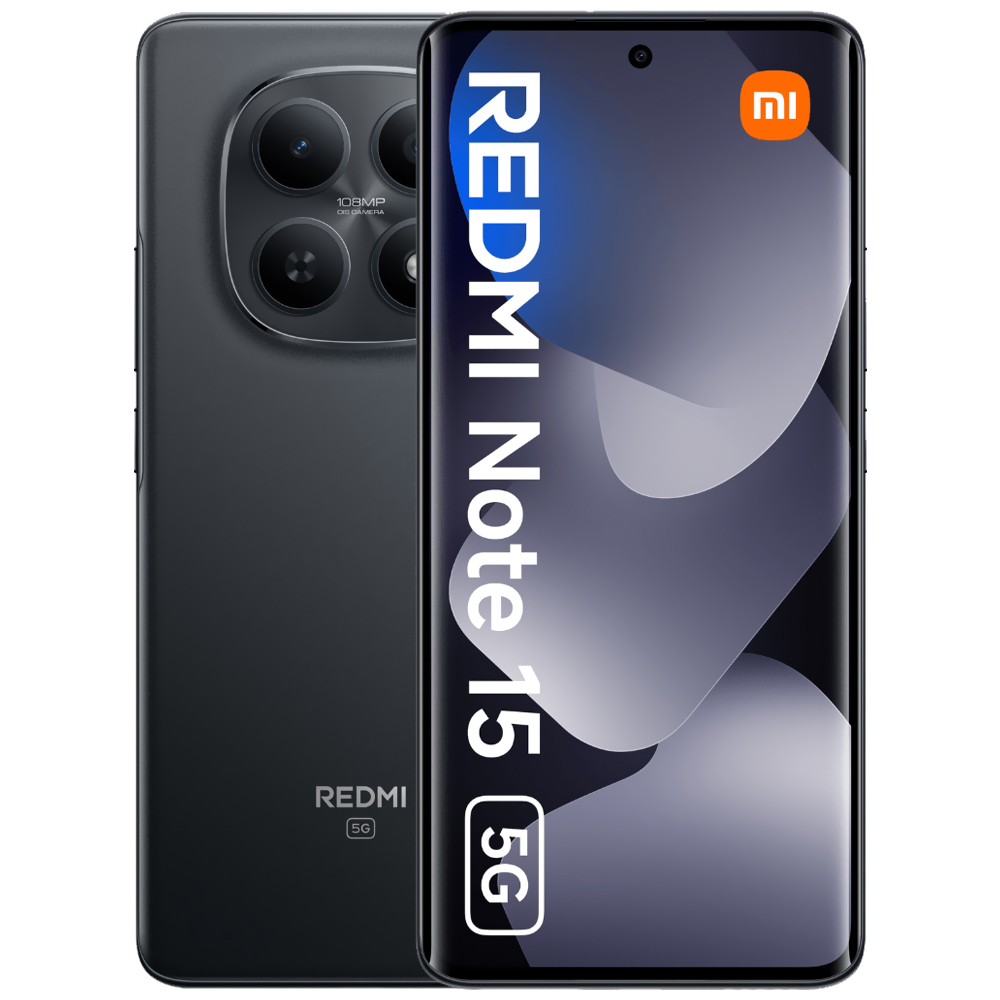 Celular Xiaomi Redmi Note 15 5G 8GB de RAM / 256GB / Tela 6.77" / Dual Sim 5G - Preto (Glabal)