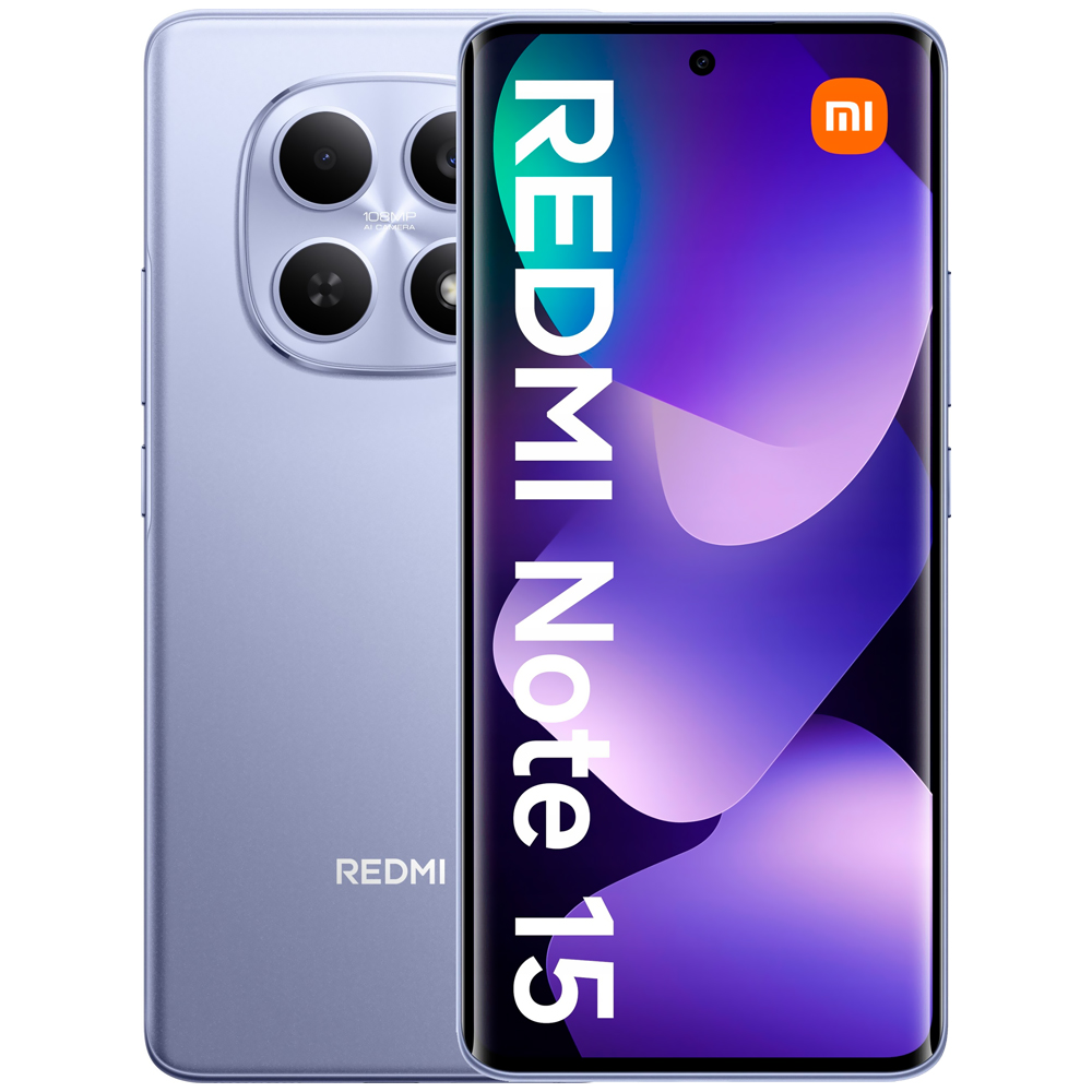 Celular Xiaomi Redmi Note 15 6GB de RAM / 128GB / Tela 6.77" / Dual Sim LTE - Roxo (Global)