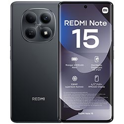 Celular Xiaomi Redmi Note 15 8GB de RAM / 256GB / Tela 6.77" / Dual Sim LTE - Preto (Global)