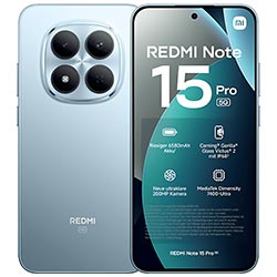 Celular Xiaomi Redmi Note 15 Pro 5G 8GB de RAM / 256GB / Tela 6.83" / Dual Sim 5G - Glacier Azul (Global)
