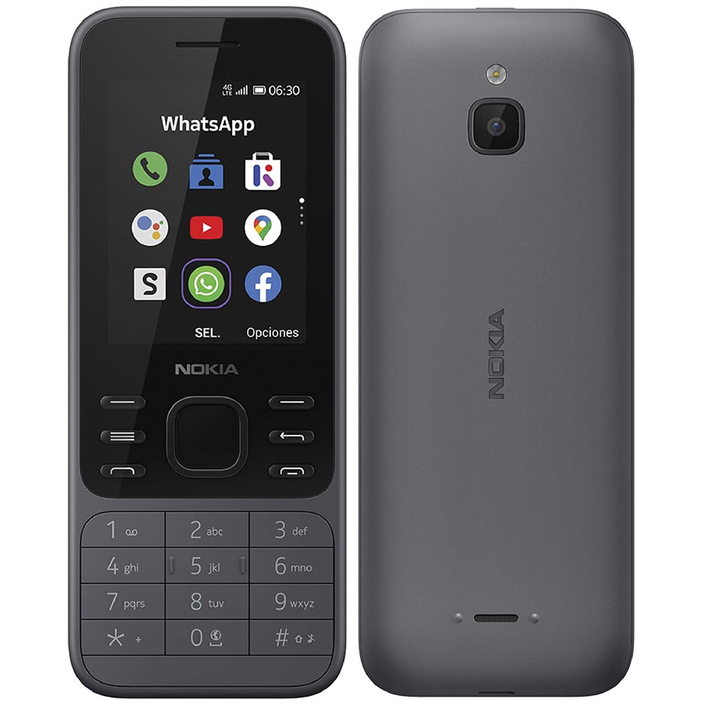 Celulat Nokia 6300 TA-1287 Tela 2.4" / Dual Sim - Charcoal 