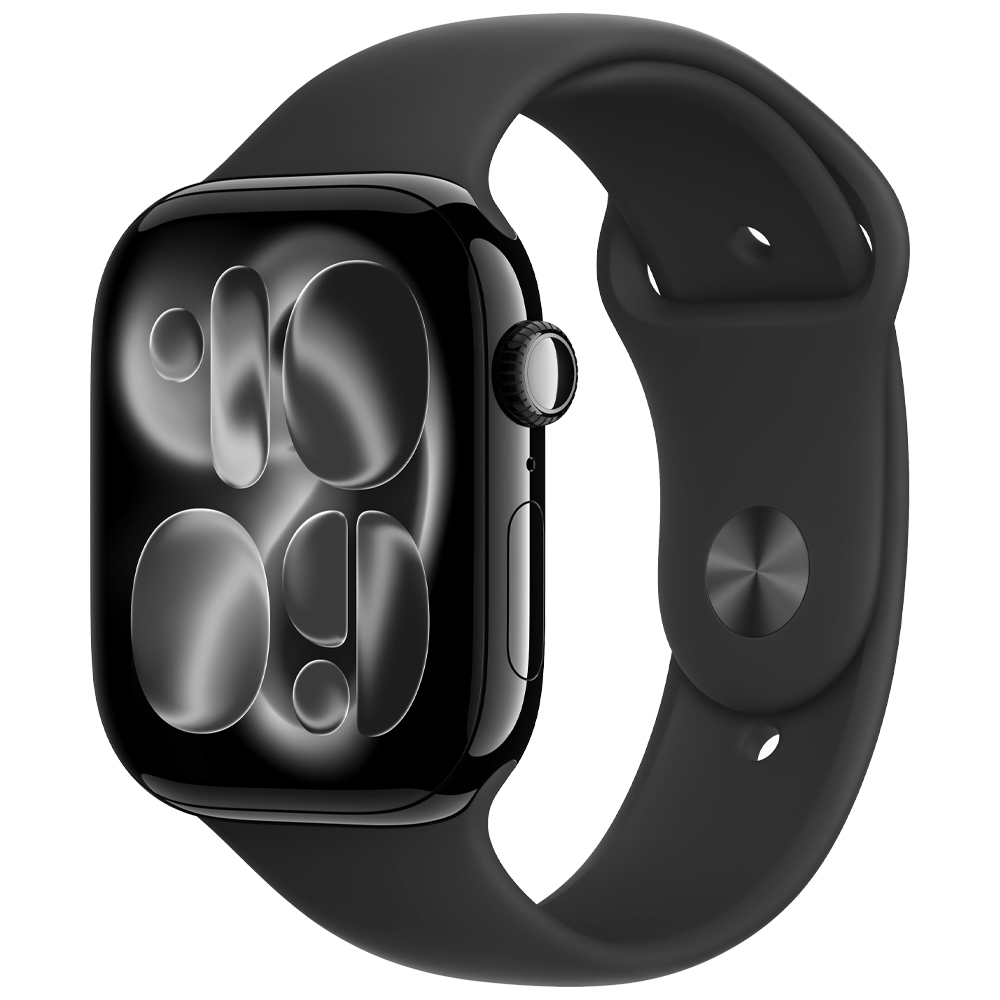 Apple Watch S11 MEQU4LW/A 42MM / M-L / GPS - Jet Black Aluminium / Black Sport Band