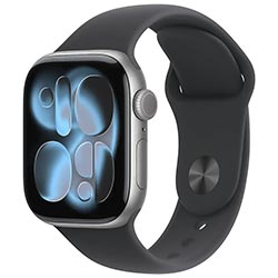 Apple Watch S11 MEQX4LW/A 42MM / M-L / GPS - Space Gray Aluminium / Black Sport Band