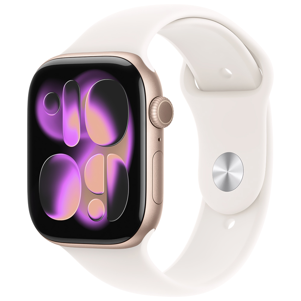 Apple Watch S11 MEU04LW/A 42MM / S-M / GPS - Rose Gold Aluminium / Light Blush Sport Band