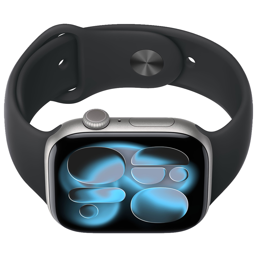 Apple Watch S11 MEV04AM/A 46MM / S-M / GPS - Space Gray Aluminium / Black Sport Band
