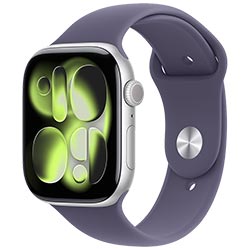 Apple Watch S11 MEVA4LW/A 46MM / M-L / GPS - Purple Fog Aluminium / Silver Sport Band