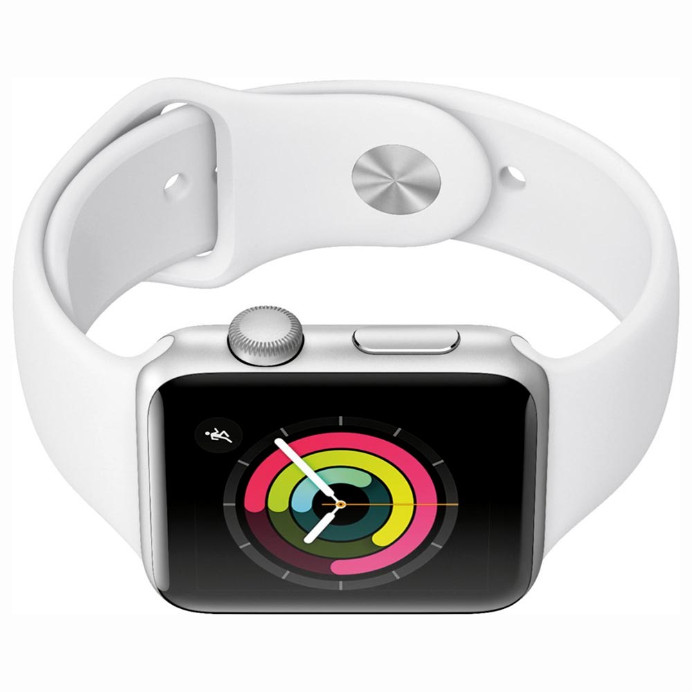 Apple Watch S3 MTF22LL/A 42MM / GPS / Aluminium Sport Band - Silver / White