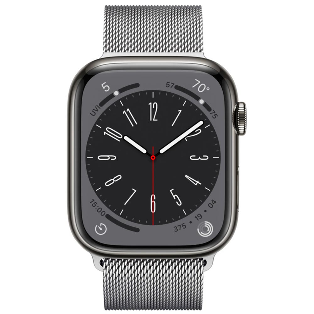Apple Watch S7 MKL33BE/A 45MM / GPS + Celular / Graphite Stainless Steel - Milanese Loop