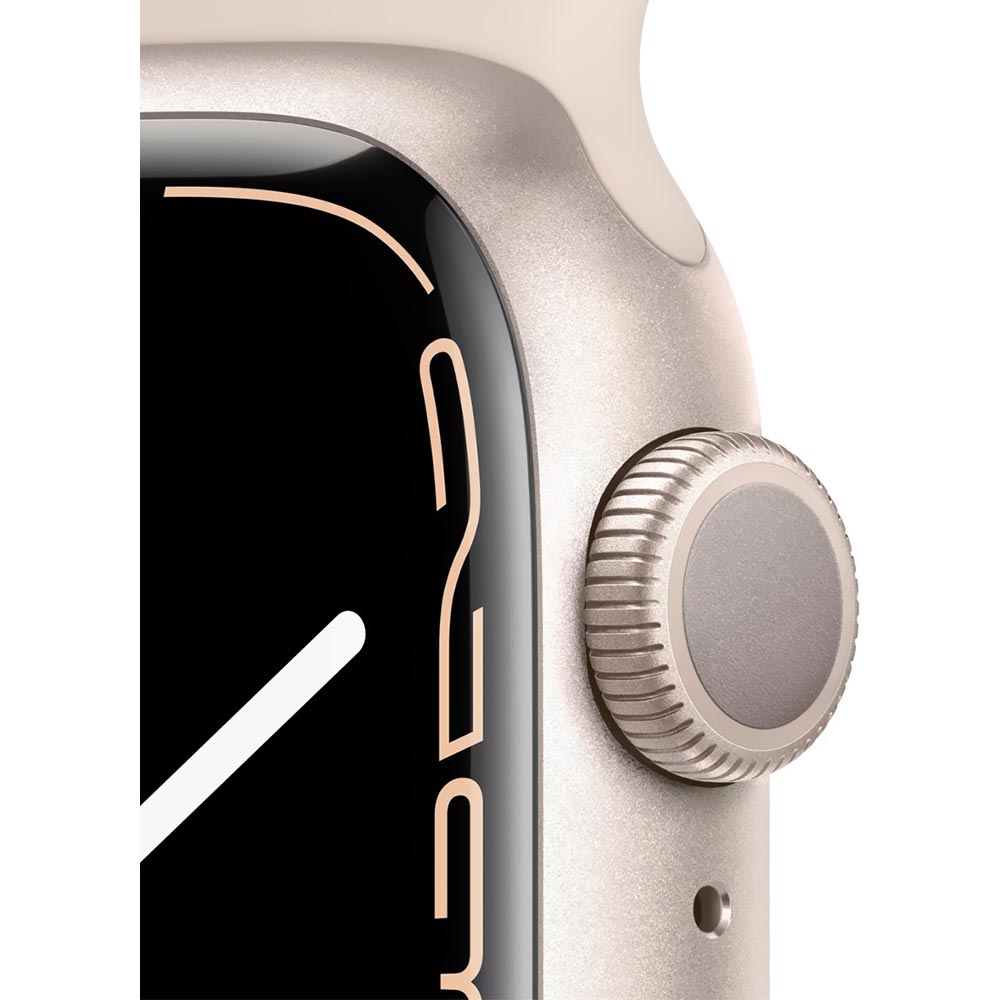 Apple Watch S7 MKMY3LL/A 41MM / GPS / Aluminium Sport Band - Starlight