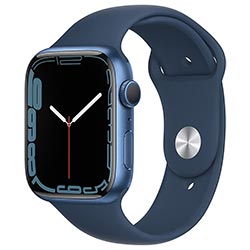 Apple Watch S7 MKN83LL/A 45MM / GPS / Aluminium Sport Band - Azul Abyss