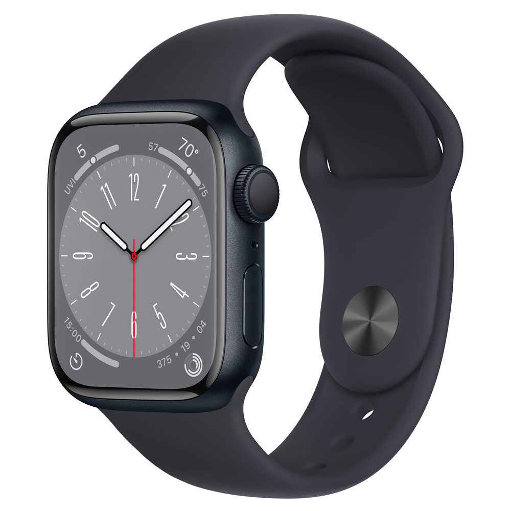 Apple Watch S8 MNUJ3LL/A 45MM / S-M / GPS / Aluminium Sport Band - Midnight