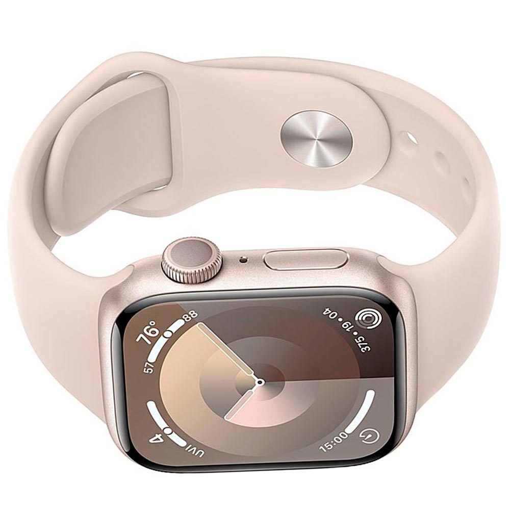 Apple Watch S9 MR8U3LL/A 41MM / M-L / GPS / Aluminium Sport Band - Starlight