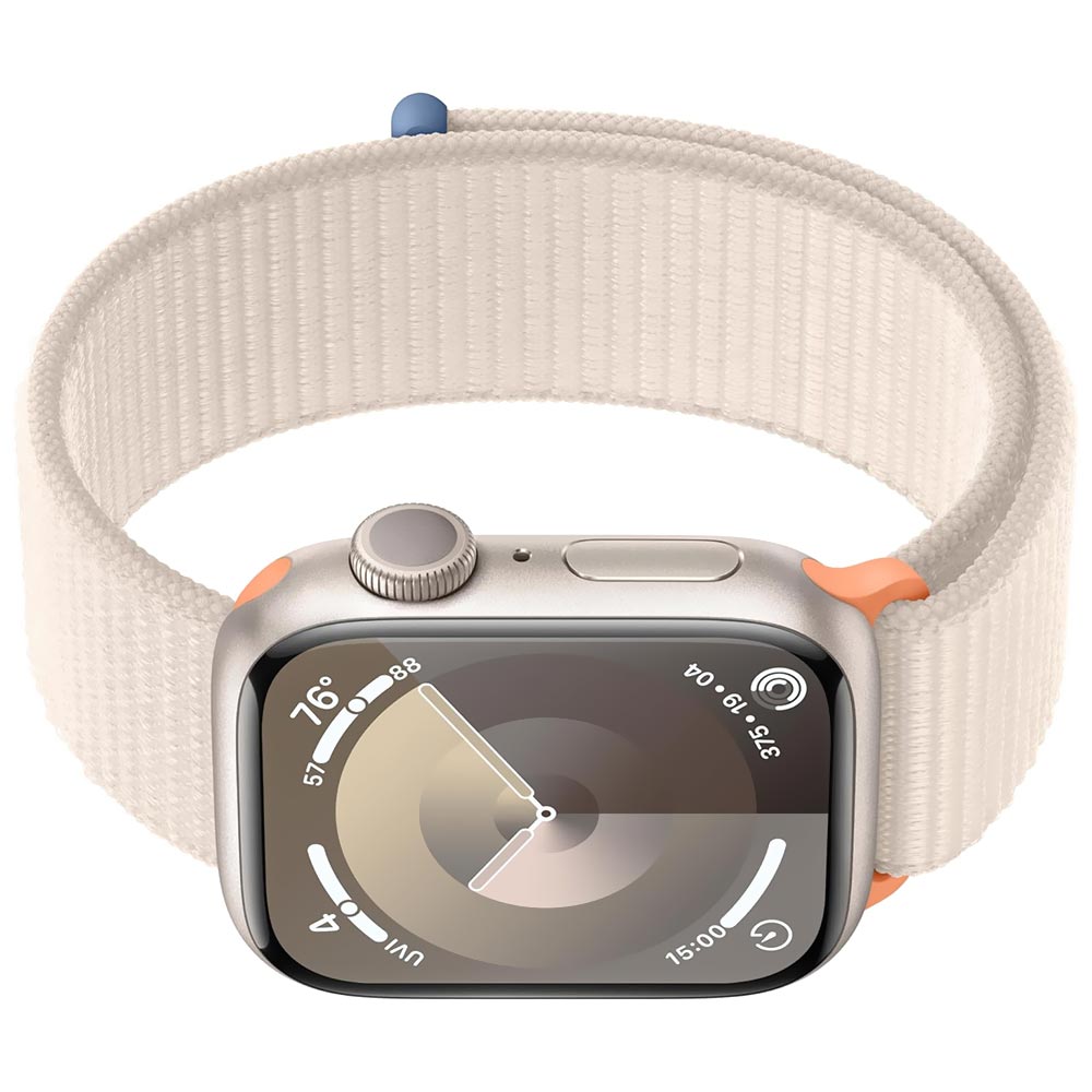 Apple Watch S9 MR8V3LL/A 41MM / GPS / Aluminium Sport Loop - Starlight
