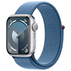 Apple Watch S9 MR923LL/A 41MM / GPS /  Aluminium Sport loop - Silver / Winter Blue