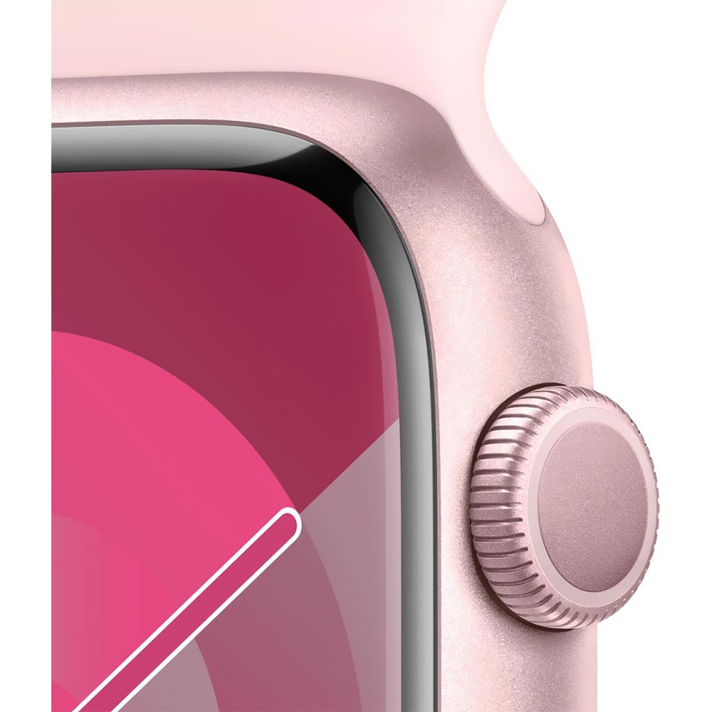 Apple Watch S9 MR933LL/A 41MM / S-M / GPS / Aluminium Sport Band - Pink / Light