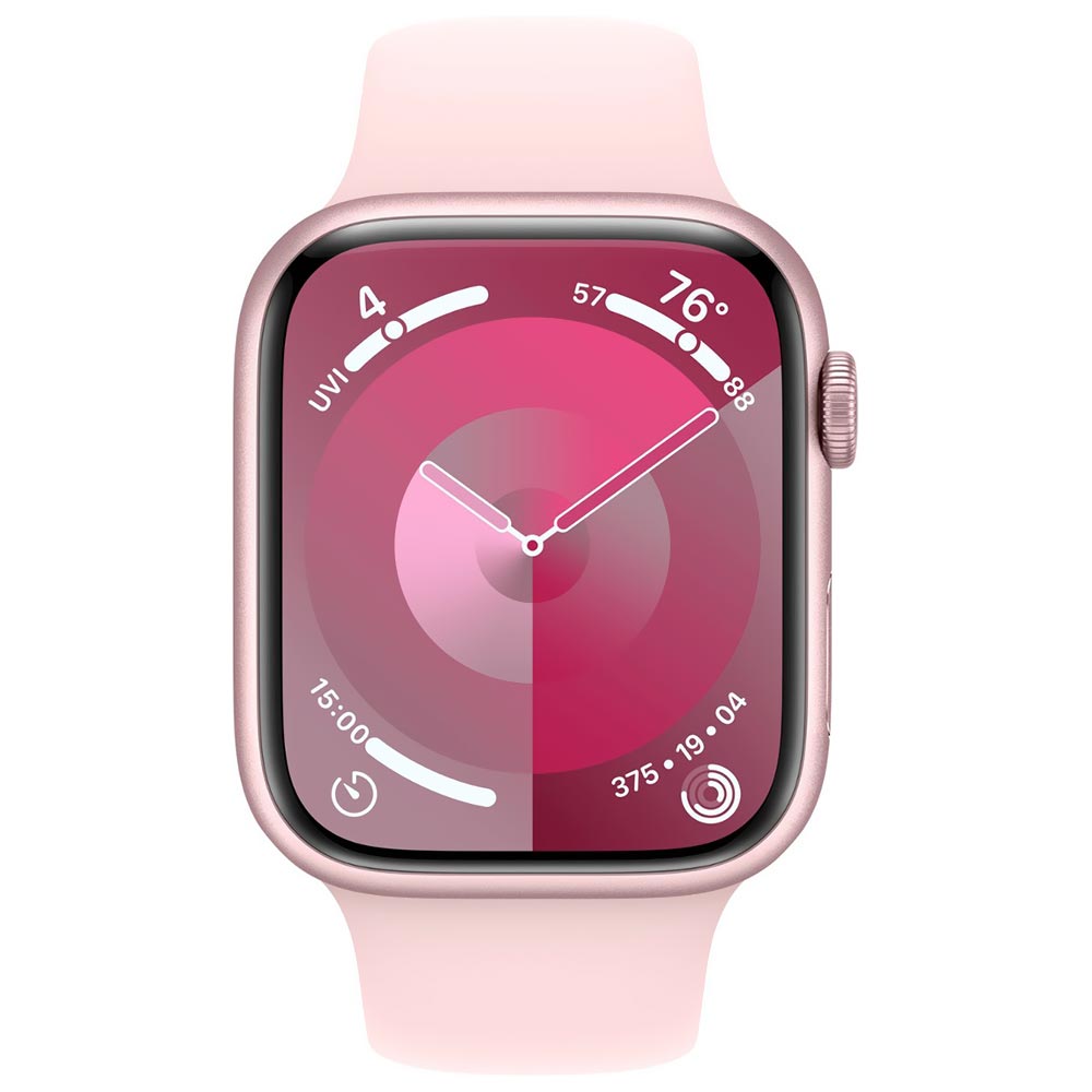 Apple Watch S9 MR943LL/A 41MM / M-L / GPS / Aluminium Sport Band - Pink / Light Pink