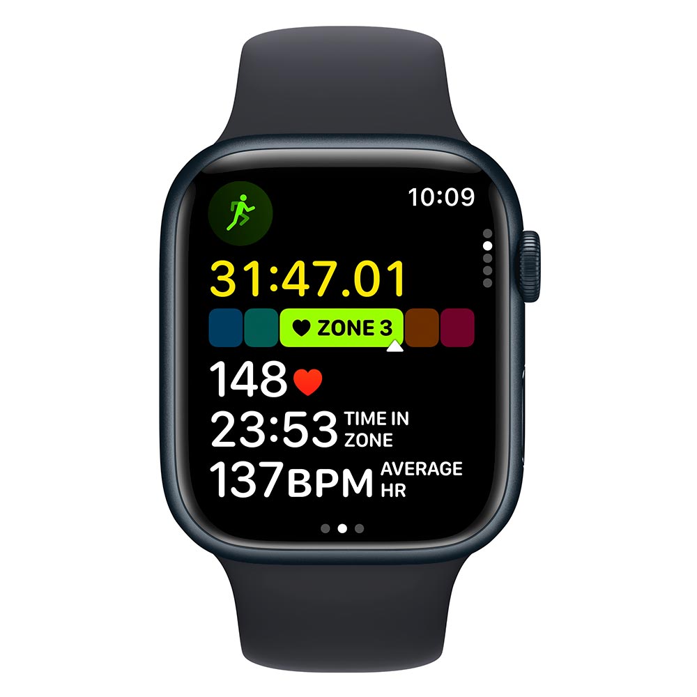 Apple Watch S9 MR9A3LL/A 45MM / M-L / GPS / Aluminium Sport Band - Midnight