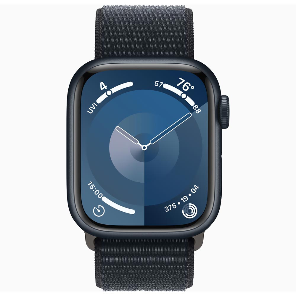 Apple Watch S9 MR9C3LL/A 45MM / GPS / Aluminium Sport Loop - Midnight