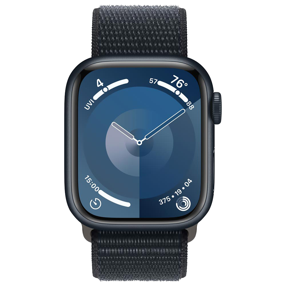 Apple Watch S9 MR9C3LW/A 45MM / GPS / Aluminium Sport Loop - Midnight
