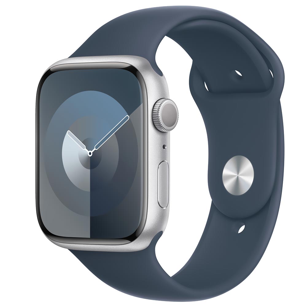 Apple Watch S9 MR9E3LL/A 41MM / GPS / Aluminium Sport Band - Silver / Trom Blue