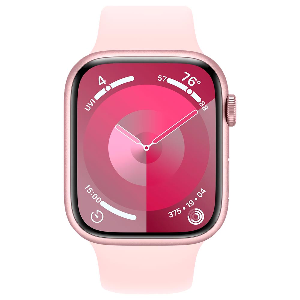 Apple Watch S9 MR9H3LL/A 45MM / M-L / GPS / Aluminium Sport Band - Light Pink