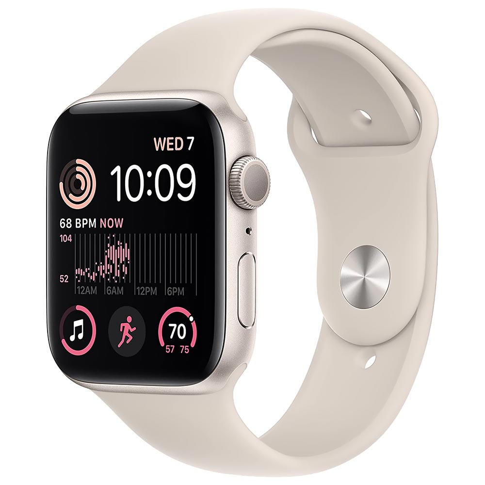 Apple Watch SE 2 MNJX3LZ/A 44MM / GPS / Aluminum Sport Band - Starlight