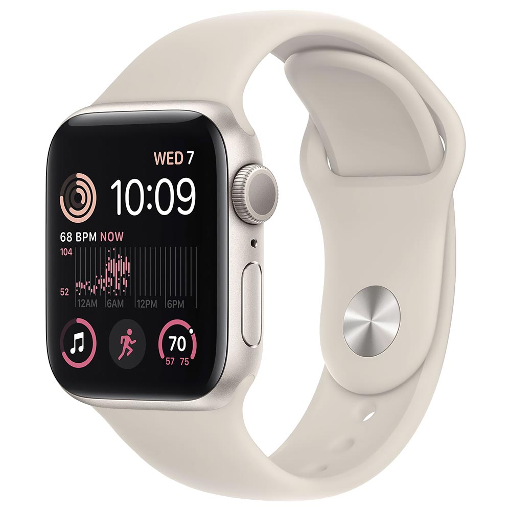 Apple Watch SE 2 MNT63LL/A 40MM / GPS / Aluminum Sport Band - Starlight