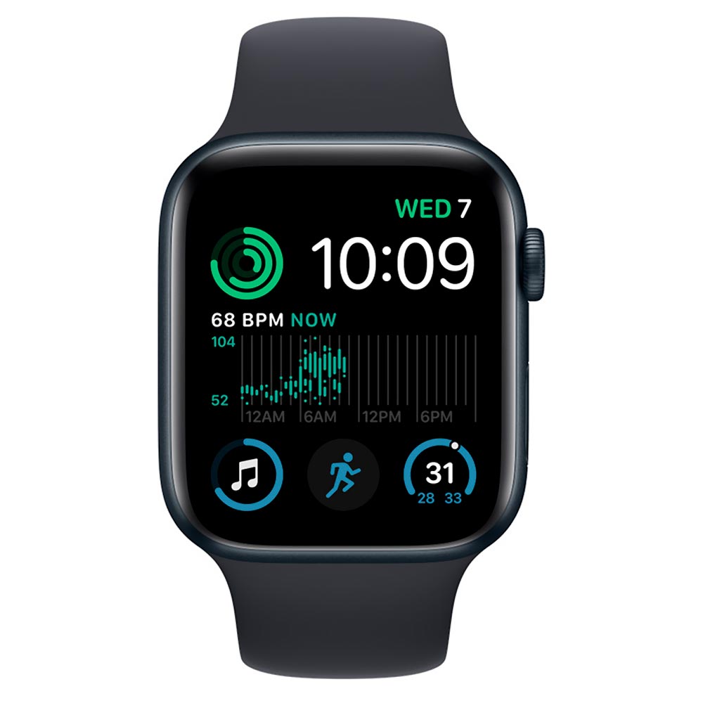 Apple Watch SE 2 MNTF3LL/A 44MM / GPS / Aluminum Sport Band - Midnight ...