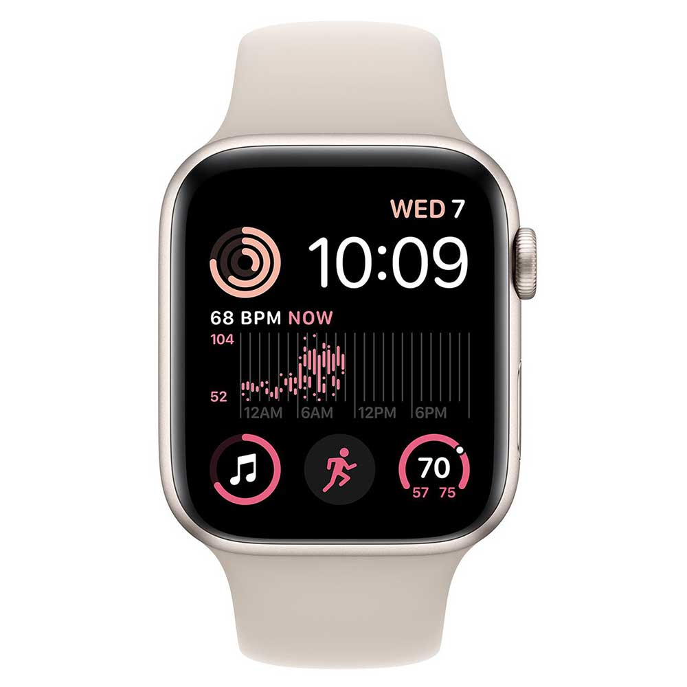 Apple Watch SE MNTD3LL/A 44MM / S-M / GPS / Aluminium Sport Band Starlight