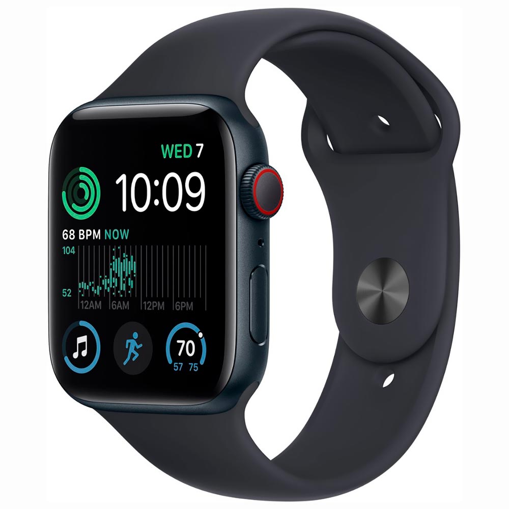 Apple Watch SE MNU03LL/A 44MM / M-L / GPS + Celular / Aluminium Sport Band - Midnight