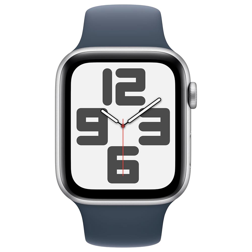 Apple Watch SE2 MREC3LL/A 44MM / S-M / GPS / Aluminium Sport Band - Silver / Storm Blue