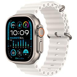 Apple Watch Ultra 2 MREJ3LW/A / GPS - Titanium White / Ocean Band