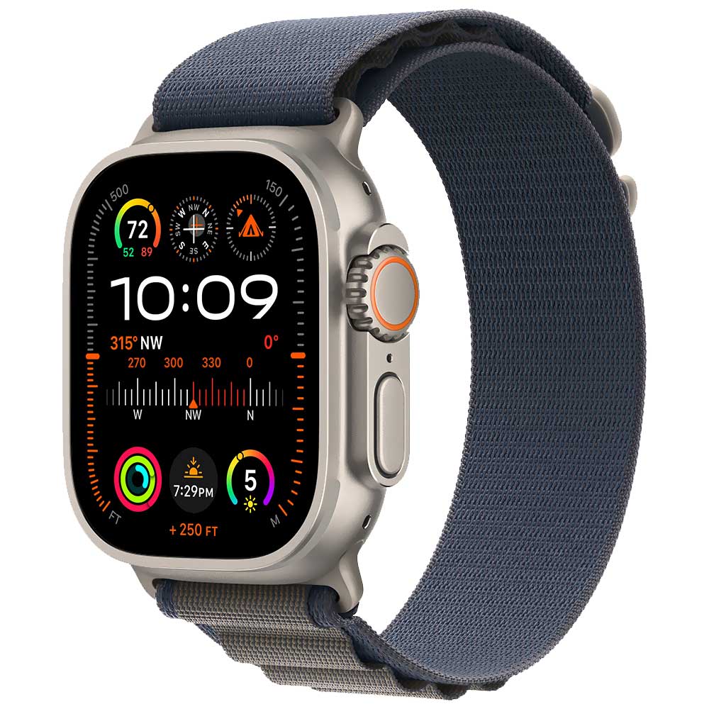 Apple Watch Ultra 2 MREP3LW/A 49MM / GPS / Titanium Alpine Loop M - Blue