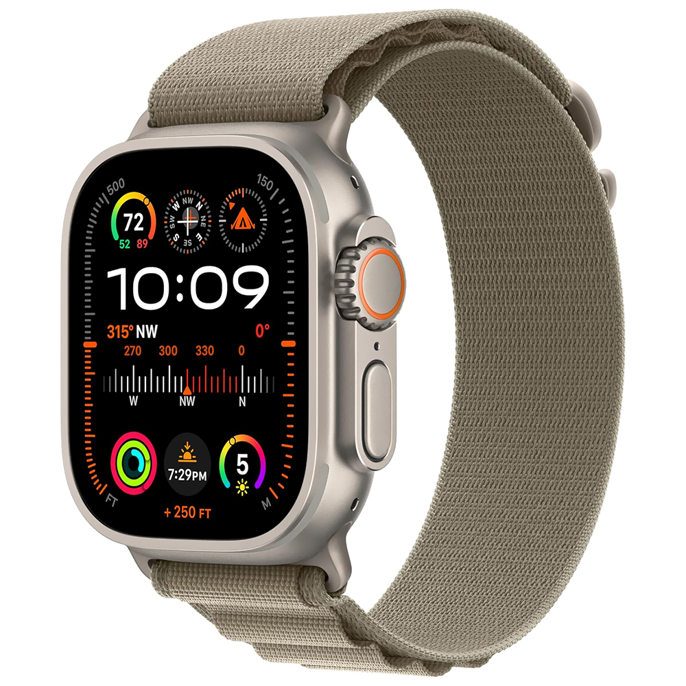 Apple Watch Ultra 2 MREX3FD/A 49MM / S / GPS + Celular / Titanium Alpine Loop - Olive