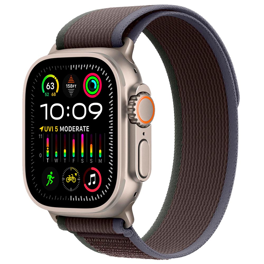 Apple Watch Ultra 2 MRF63LW/A 49MM / M-L / GPS / Titanium Trail Loop - Blue / Black