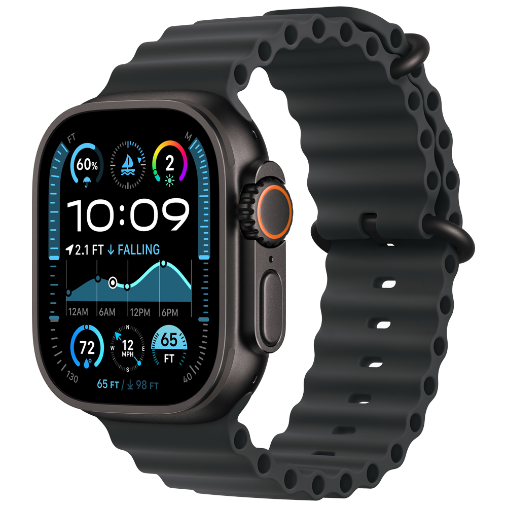 Apple Watch Ultra 2 MX4P3LW/A 49MM / GPS / Titanium Ocean Band - Black