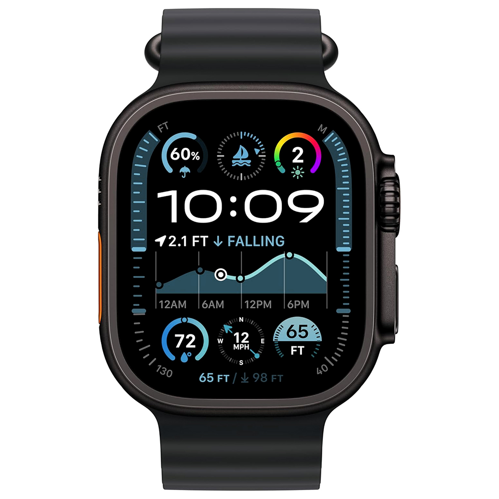 Apple Watch Ultra 2 MX4P3LZ/A 49MM / GPS + Celular - Black Titanium / Black Ocean Band