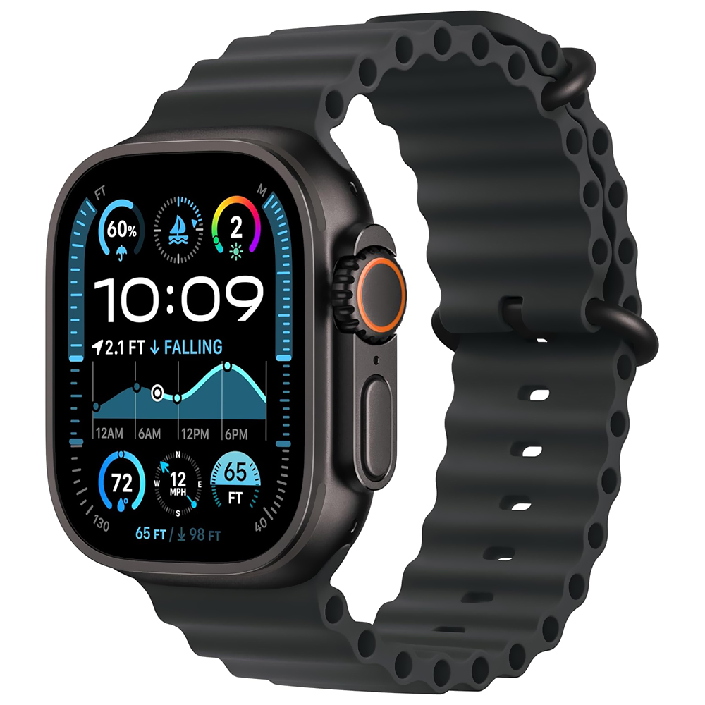 Apple Watch Ultra 2 MX4P3LZ/A 49MM / GPS + Celular - Black Titanium / Black Ocean Band