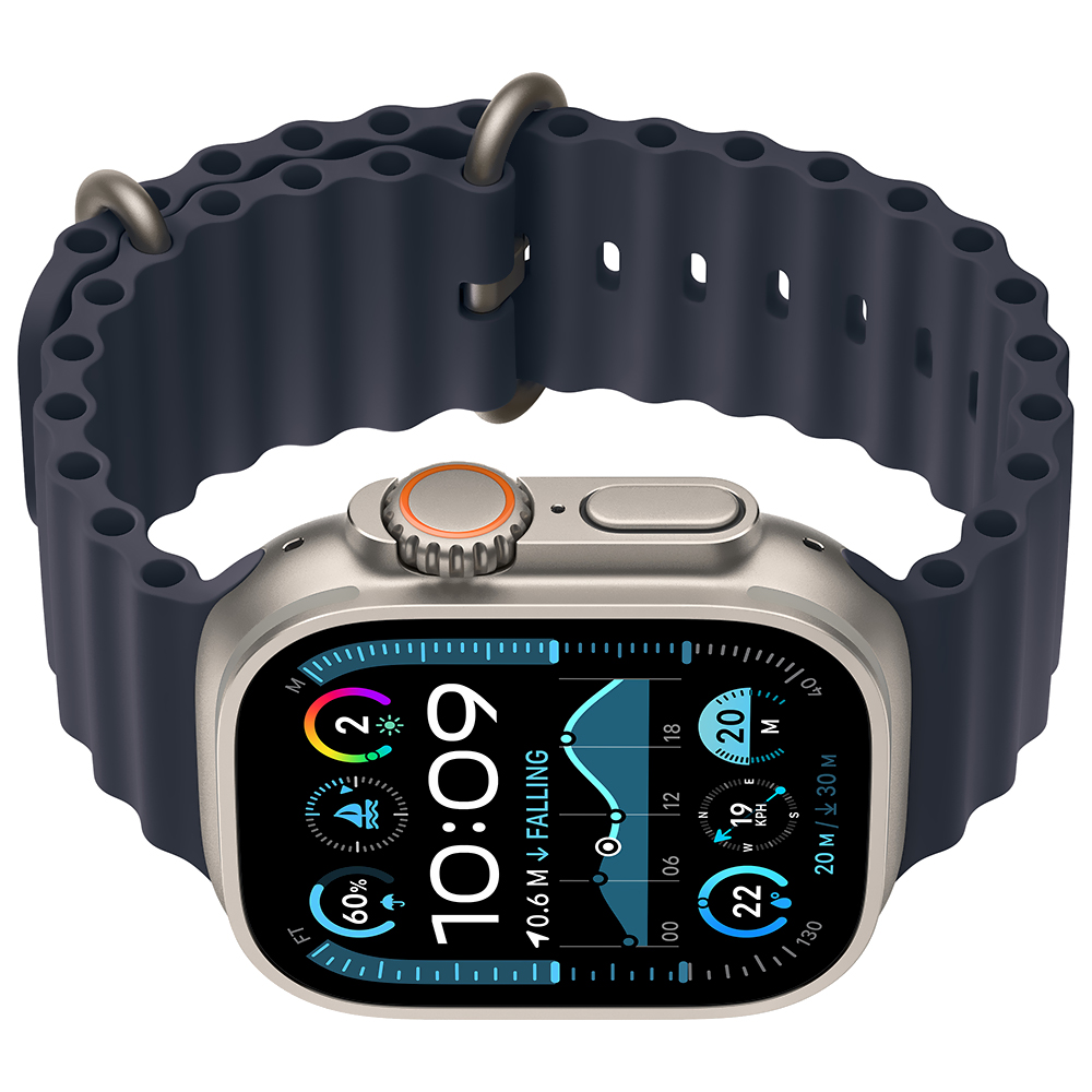 Apple Watch Ultra 2 MYT03LW/A 49MM / GPS + Celular / Titanium Ocean Band - Natural / Navy