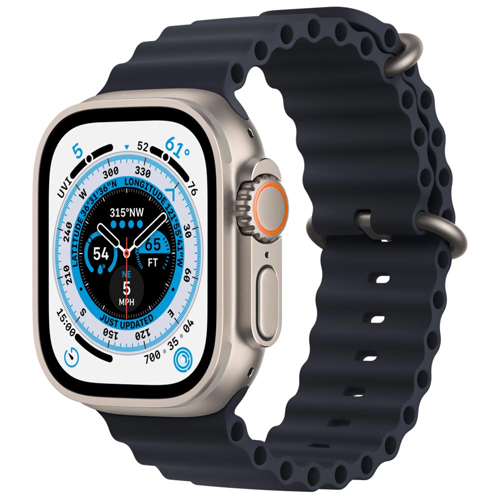 Apple Watch Ultra 2 49 MM/One Size MREJ3LL A2986 GPS + Celular -  Titanium/White Ocean Band na loja Mega Eletro no Paraguai 