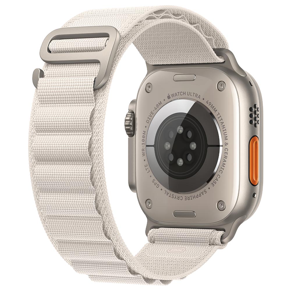 Apple Watch Ultra MQF03LL/A 49MM / M / GPS / Apine - Titanium Starlight
