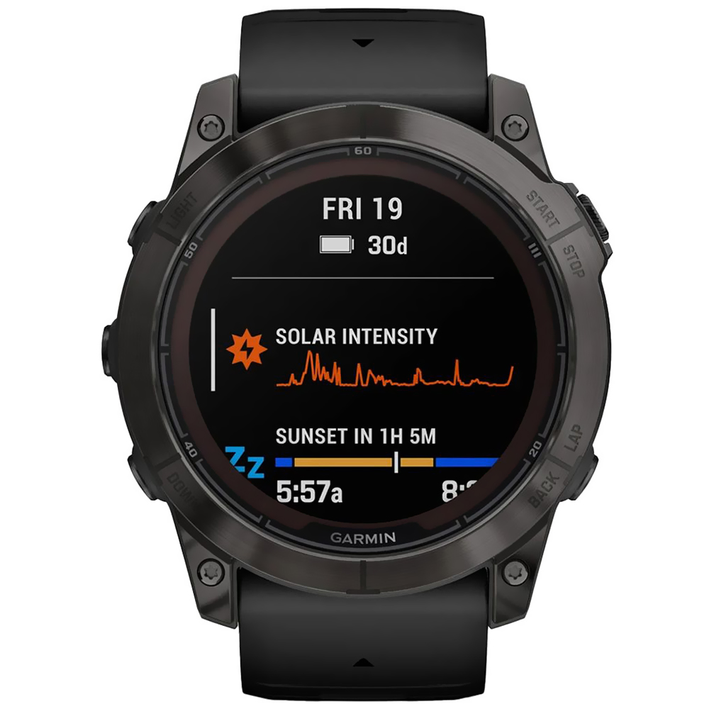 Relógio Garmin Fenix 7X Pro Sapphire Solar - Carbon Cinza (010-02778-10)