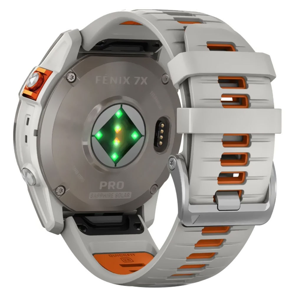 Relógio Garmin Fenix 7X Pro Sapphire Solar - Titanium Branco (010-02778-14)