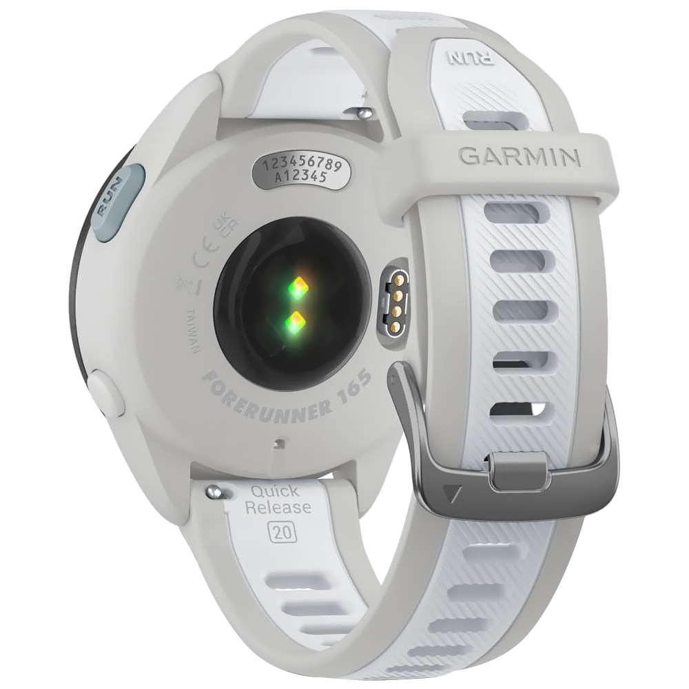 Relógio Garmin Forerunner 165 Music - Branco (010-02863-31)