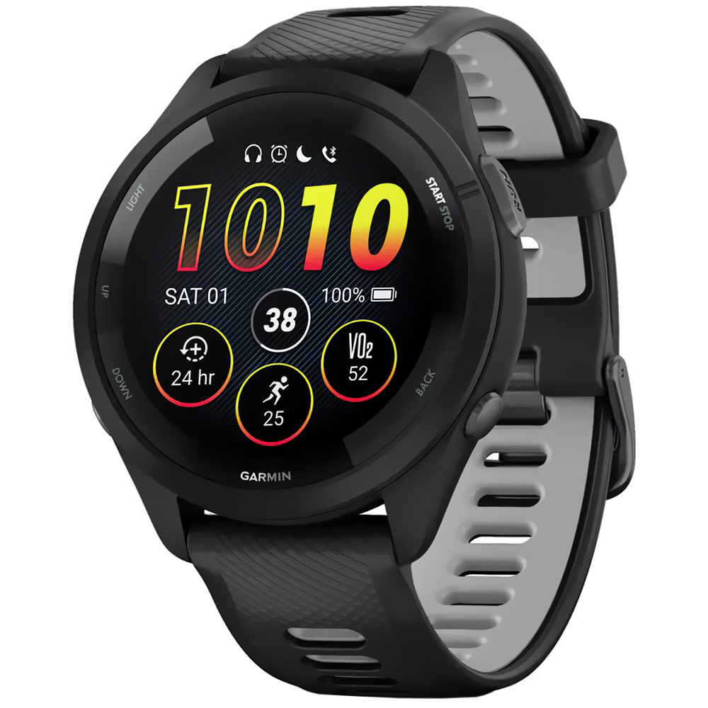 Relógio Garmin Forerunner 265 AMOLED - Preto (010-02810-00)