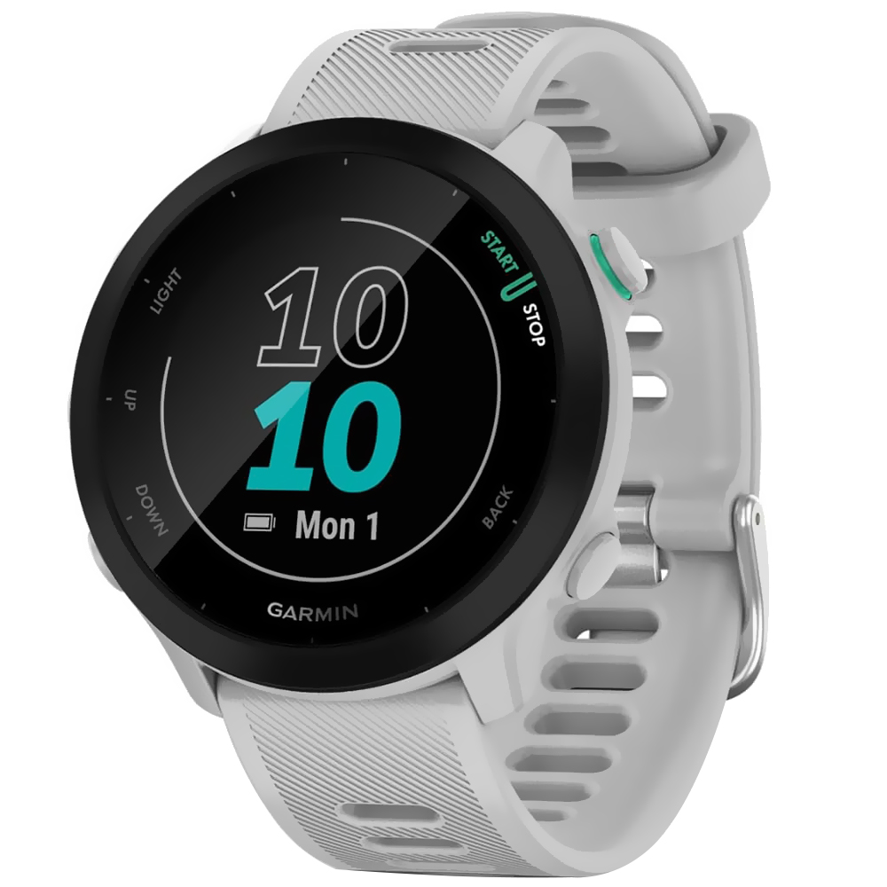 Relógio Garmin Forerunner 55 - Branco (010-02562-01)